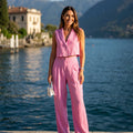 Pink Amalfi Linen Set