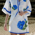 Capri Bloom Linen Set