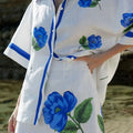Capri Bloom Linen Set