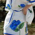 Capri Bloom Linen Set