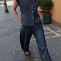 Denim Vest Set
