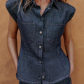 Denim Vest Set