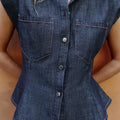 Denim Vest Set