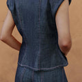 Denim Vest Set
