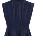 Denim Vest Set