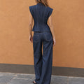 Denim Vest Set