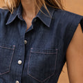 Denim Vest Set