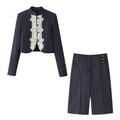 Lace Denim Set