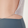 Metal-chain sling exquisite vest
