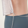 Metal-chain sling exquisite vest
