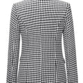 Houndstooth Elegance Blazer