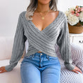 Fall Twist Slight Stretch Sweater