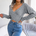 Fall Twist Slight Stretch Sweater
