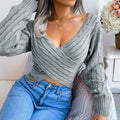 Fall Twist Slight Stretch Sweater