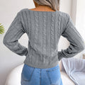 Fall Twist Slight Stretch Sweater