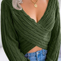 Fall Twist Slight Stretch Sweater