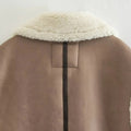 Black Shearling Vest