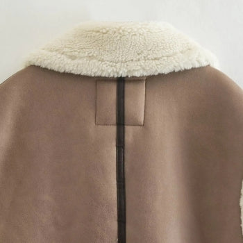 Black Shearling Vest