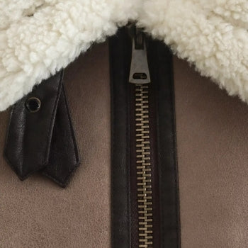 Black Shearling Vest