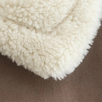 Black Shearling Vest