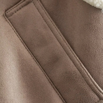 Black Shearling Vest