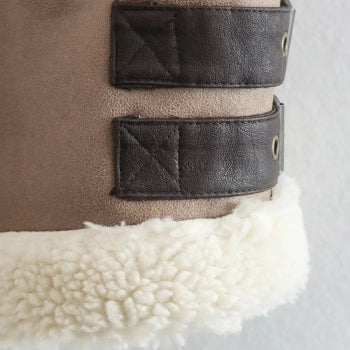 Black Shearling Vest