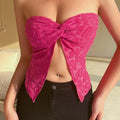 Classy Letter Batch Slit Kink Design Vest