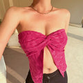 Classy Letter Batch Slit Kink Design Vest