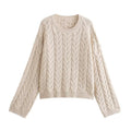 Slight Stretch Loose Sweater