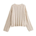 Slight Stretch Loose Sweater