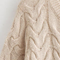 Slight Stretch Loose Sweater