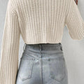 Ivory Cascade Sweater