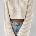 Ivory Cascade Sweater
