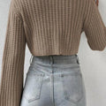 Ivory Cascade Sweater - Khaki