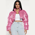 Exquisite Cotton Warm Crop Jacket
