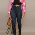 Exquisite Cotton Warm Crop Jacket