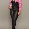 Exquisite Cotton Warm Crop Jacket