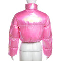 Exquisite Cotton Warm Crop Jacket