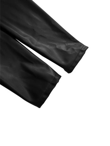Leather Drama Coat