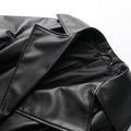 Bordeaux Leather Trench