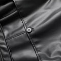 Bordeaux Leather Trench