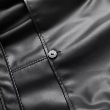 Bordeaux Leather Trench