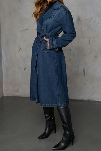 Midnight Denim Coat