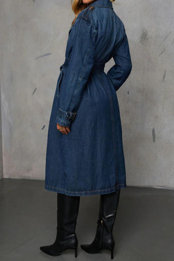 Midnight Denim Coat