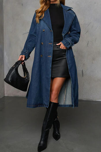 Midnight Denim Coat