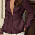 Bordeaux Reverie Blazer