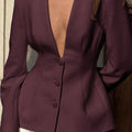Bordeaux Reverie Blazer