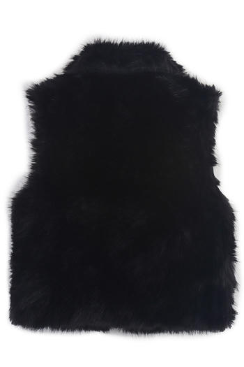 Noir Fur Vest