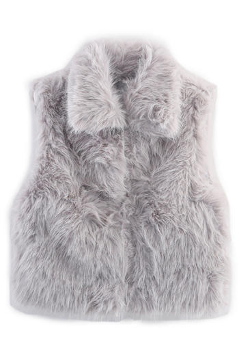 Noir Fur Vest