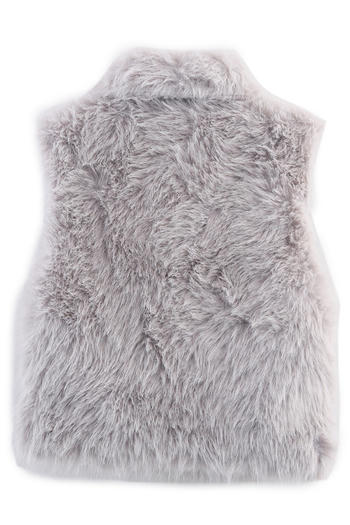 Noir Fur Vest